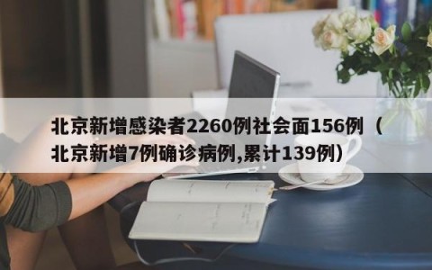 北京新增感染者2260例社会面156例（北京新增7例确诊病例,累计139例）